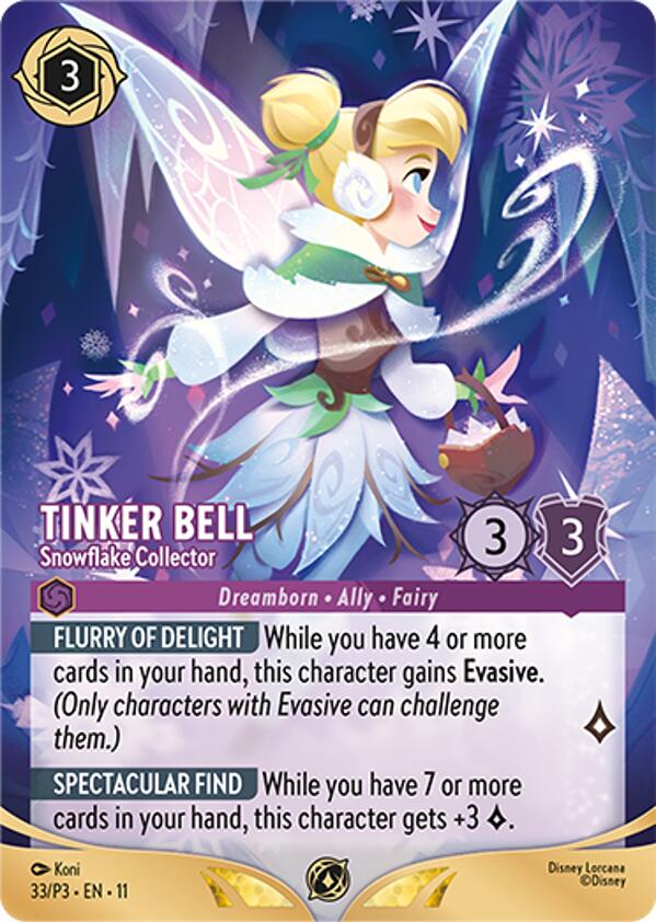 Tinker Bell - Snowflake Collector (Store Championship Participant) (33) [Promo Cards] | Empire Gaming NC