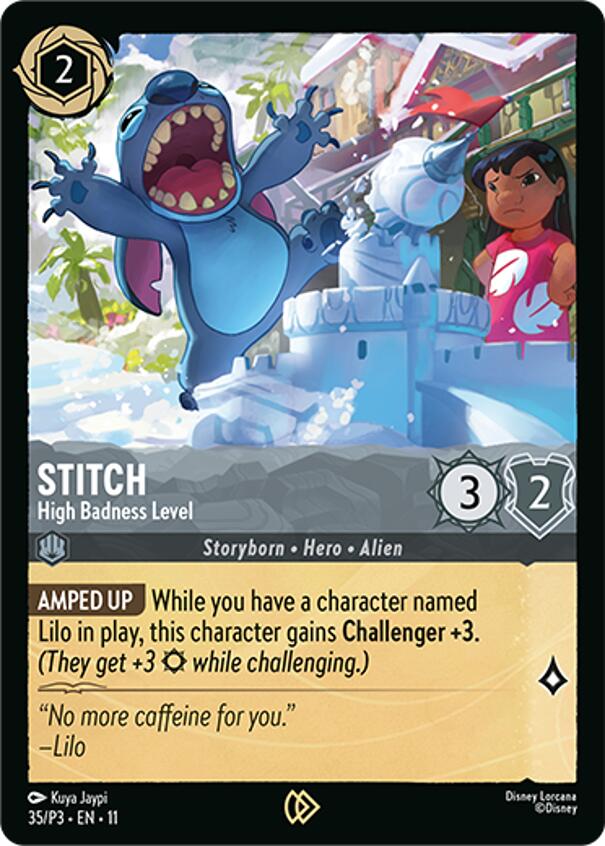 Stitch - High Badness Level (35) [Promo Cards] | Empire Gaming NC
