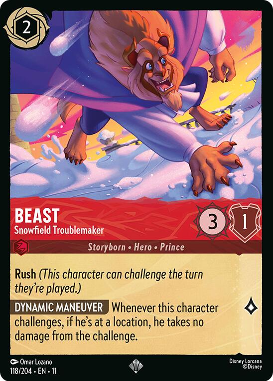 Beast - Snowfield Troublemaker (118/204) [Winterspell] | Empire Gaming NC