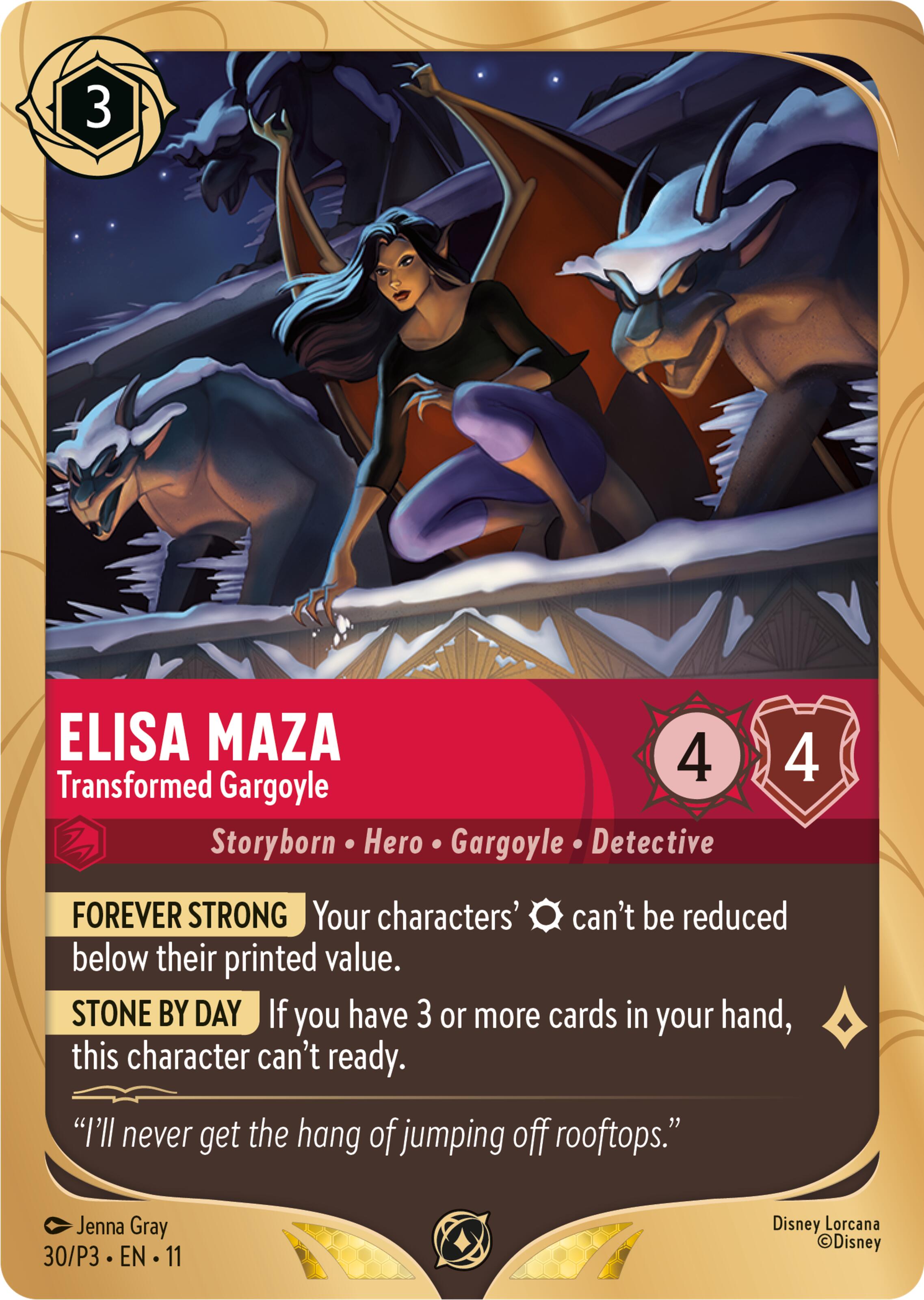 Elisa Maza - Transformed Gargoyle (30) [Promo Cards] | Empire Gaming NC