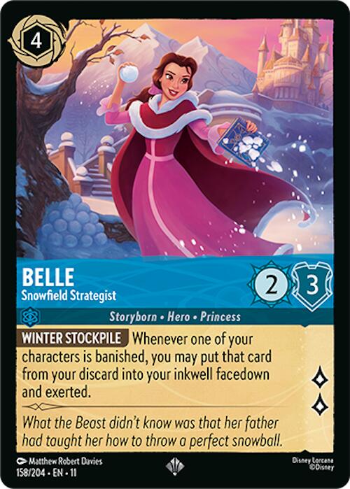 Belle - Snowfield Strategist (158/204) [Winterspell] | Empire Gaming NC