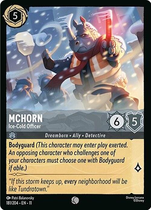 McHorn - Ice-Cold Officer (181/204) [Winterspell] | Empire Gaming NC