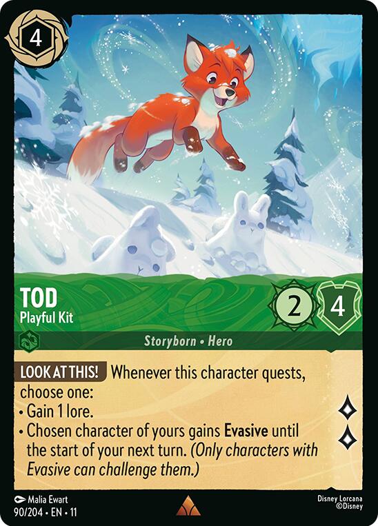 Tod - Playful Kit (90/204) [Winterspell] | Empire Gaming NC