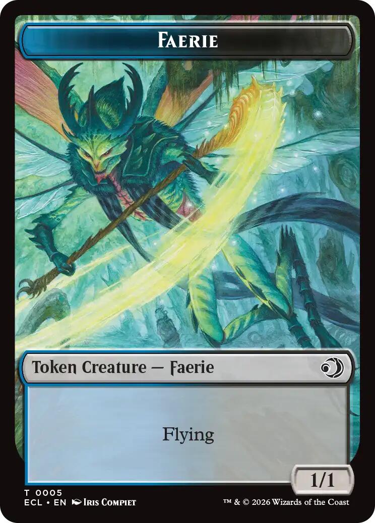 Faerie // Goblin Double-Sided Token [Lorwyn Eclipsed Tokens] | Empire Gaming NC