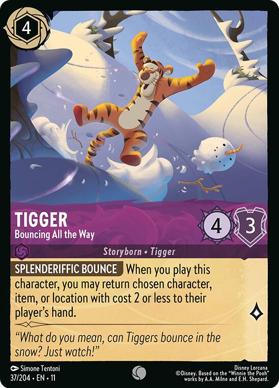 Tigger - Bouncing All the Way (37/204) [Winterspell] | Empire Gaming NC