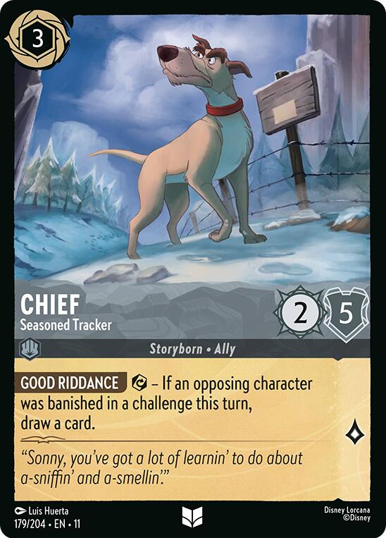 Chief - Seasoned Tracker (179/204) [Winterspell] | Empire Gaming NC