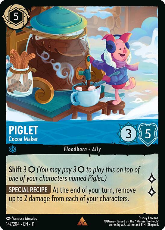 Piglet - Cocoa Maker (147/204) [Winterspell] | Empire Gaming NC