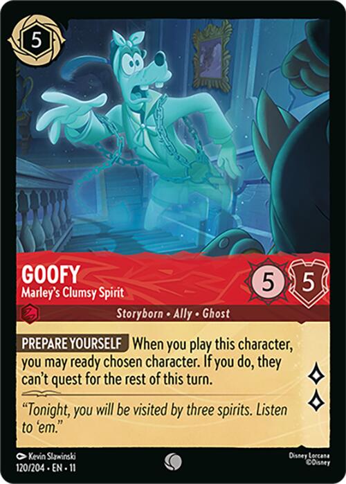 Goofy - Marley's Clumsy Spirit (120/204) [Winterspell] | Empire Gaming NC