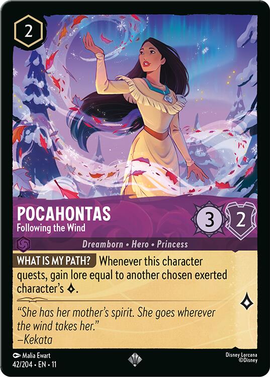 Pocahontas - Following the Wind (42/204) [Winterspell] | Empire Gaming NC
