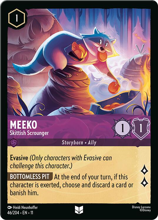 Meeko - Skittish Scrounger (46/204) [Winterspell] | Empire Gaming NC