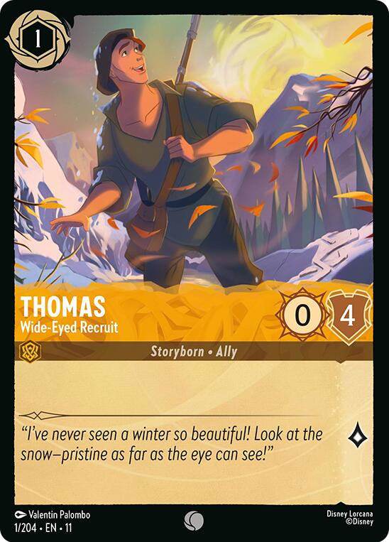 Thomas - Wide-Eyed Recruit (1/204) [Winterspell] | Empire Gaming NC