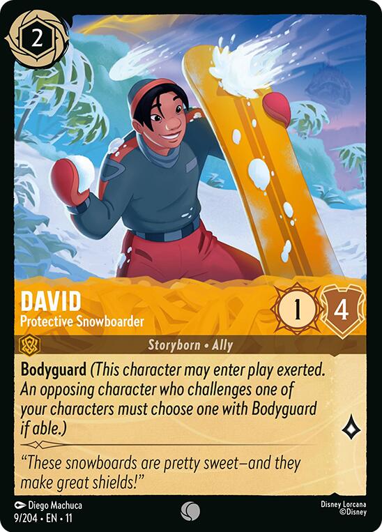 David - Protective Snowboarder (9/204) [Winterspell] | Empire Gaming NC
