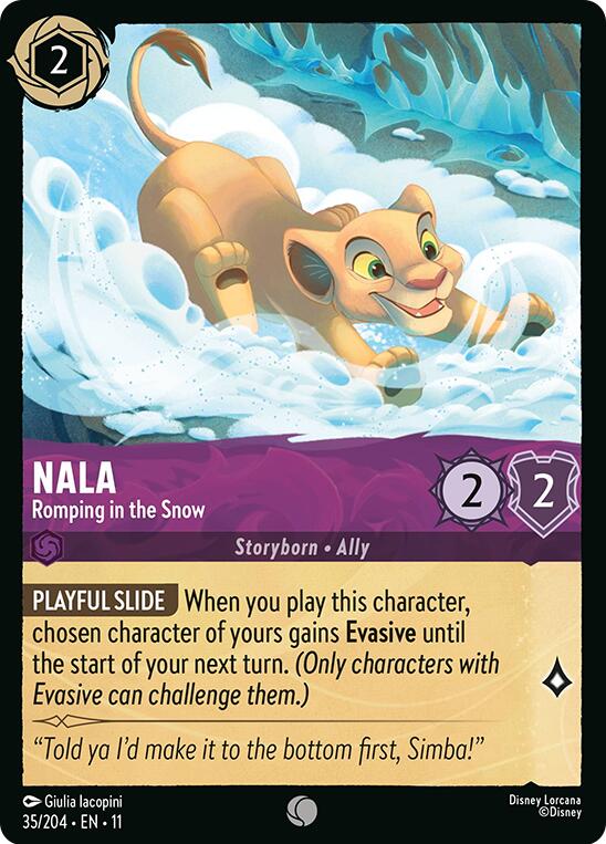 Nala - Romping in the Snow (35/204) [Winterspell] | Empire Gaming NC