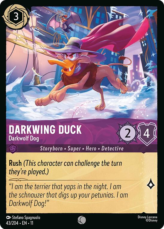 Darkwing Duck - Darkwolf Dog (43/204) [Winterspell] | Empire Gaming NC
