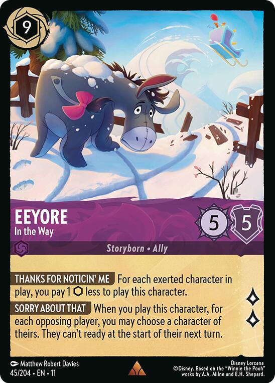 Eeyore - In the Way (45/204) [Winterspell] | Empire Gaming NC