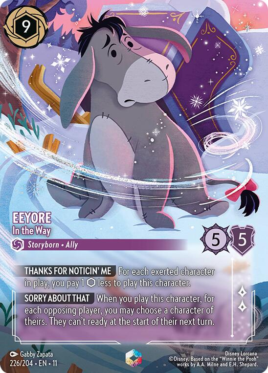 Eeyore - In the Way (Enchanted) (226/204) [Winterspell] | Empire Gaming NC