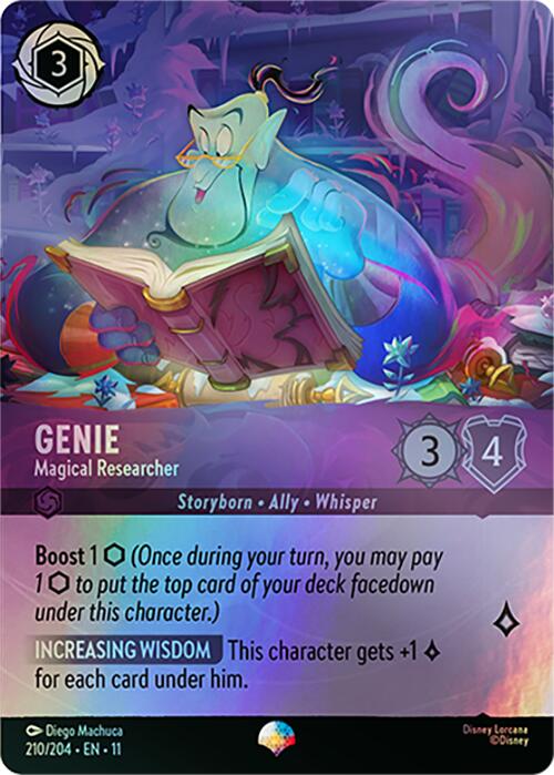 Genie - Magical Researcher (Epic) (210/204) [Winterspell] | Empire Gaming NC