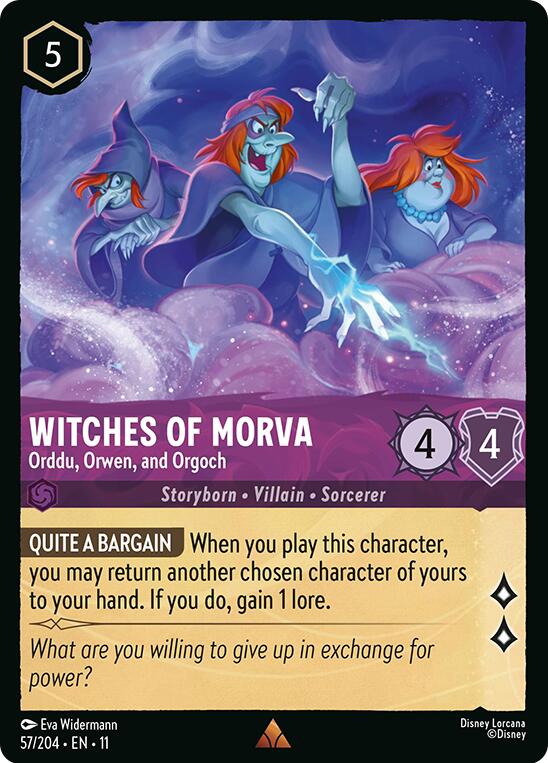 Witches of Morva - Orddu, Orwen, and Orgoch (57/204) [Winterspell] | Empire Gaming NC