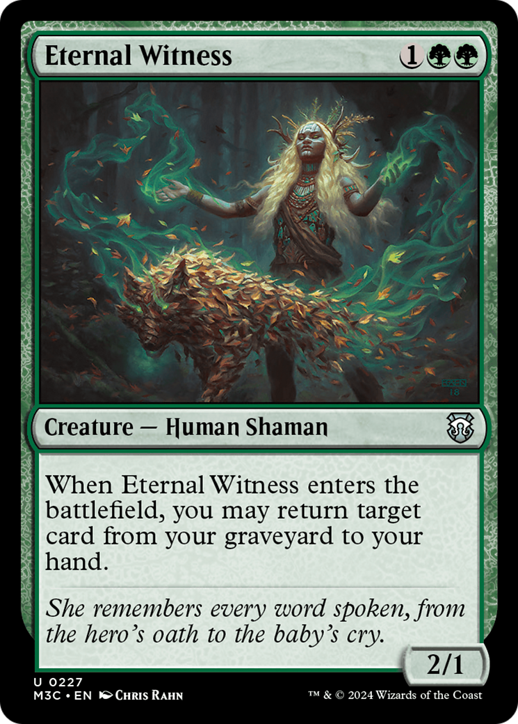 Eternal Witness (Ripple Foil) [Modern Horizons 3 Commander] | Empire Gaming NC