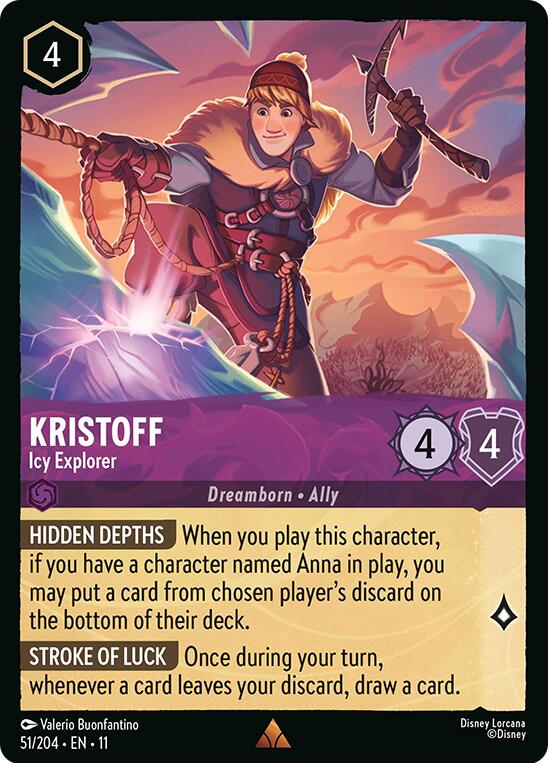 Kristoff - Icy Explorer (51/204) [Winterspell] | Empire Gaming NC