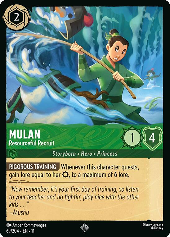 Mulan - Resourceful Recruit (69/204) [Winterspell] | Empire Gaming NC