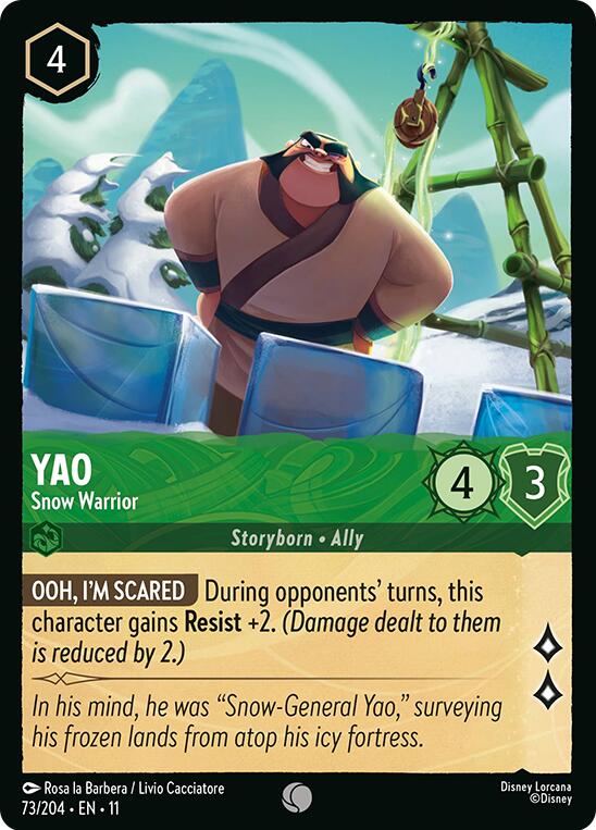 Yao - Snow Warrior (73/204) [Winterspell] | Empire Gaming NC