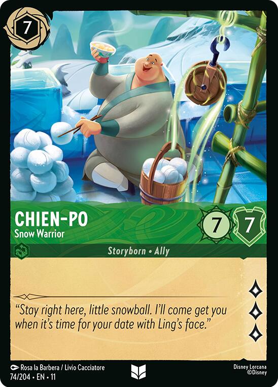 Chien-Po - Snow Warrior (74/204) [Winterspell] | Empire Gaming NC