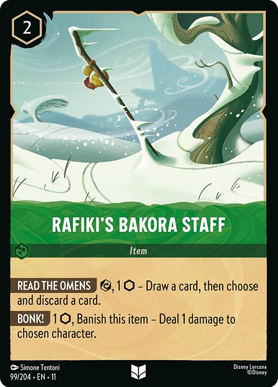 Rafiki's Bakora Staff (99/204) [Winterspell] | Empire Gaming NC