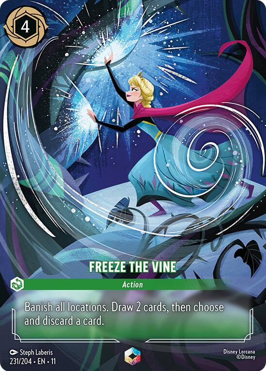 Freeze the Vine (Enchanted) (231/204) [Winterspell] | Empire Gaming NC