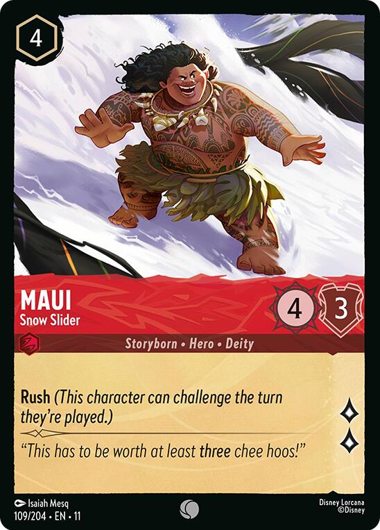 Maui - Snow Slider (109/204) [Winterspell] | Empire Gaming NC