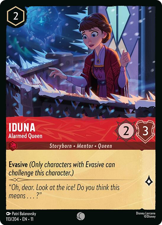 Iduna - Alarmed Queen (113/204) [Winterspell] | Empire Gaming NC