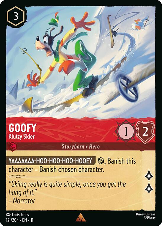 Goofy - Klutzy Skier (121/204) [Winterspell] | Empire Gaming NC