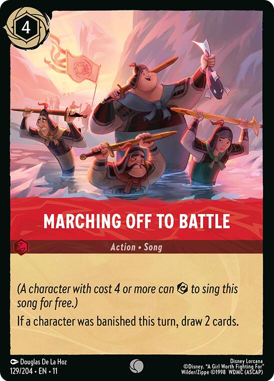 Marching Off to Battle (129/204) [Winterspell] | Empire Gaming NC