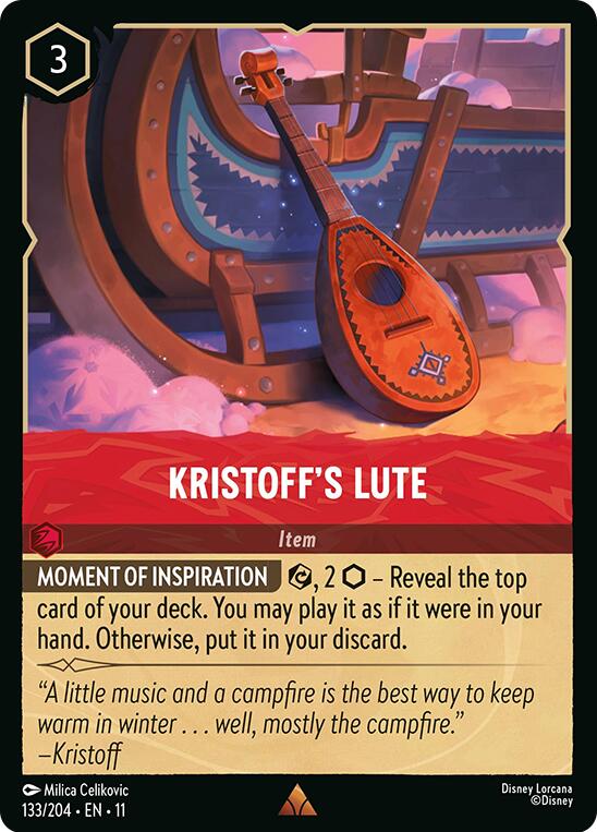 Kristoff's Lute (133/204) [Winterspell] | Empire Gaming NC