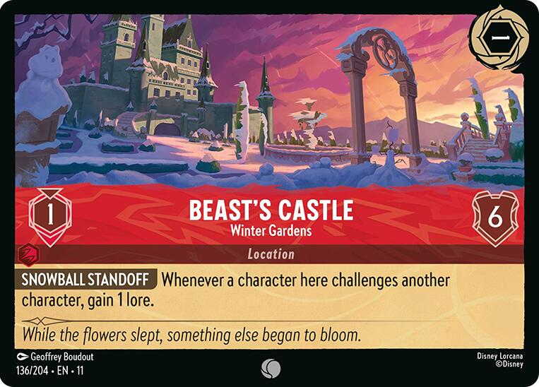 Beast's Castle - Winter Gardens (136/204) [Winterspell] | Empire Gaming NC