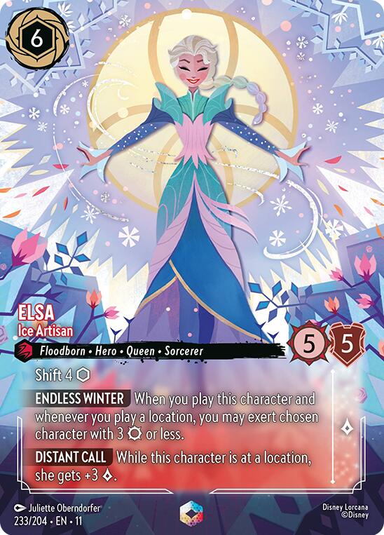 Elsa - Ice Artisan (Enchanted) (233/204) [Winterspell] | Empire Gaming NC