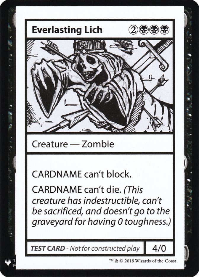 Everlasting Lich [Mystery Booster Playtest Cards] | Empire Gaming NC