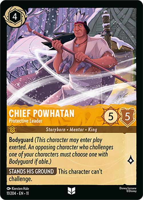 Chief Powhatan - Protective Leader (11/204) [Winterspell] | Empire Gaming NC