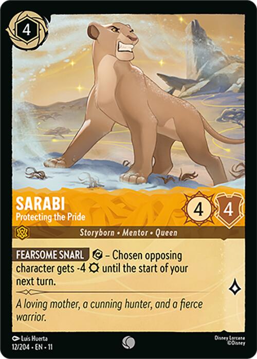 Sarabi - Protecting the Pride (12/204) [Winterspell] | Empire Gaming NC