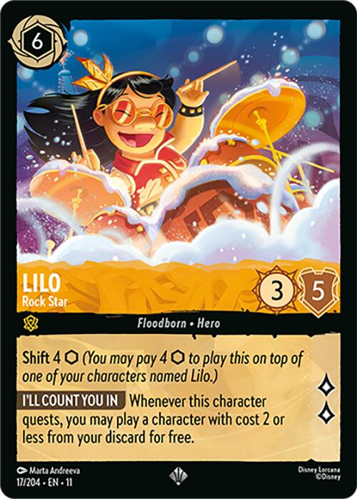 Lilo - Rock Star (17/204) [Winterspell] | Empire Gaming NC