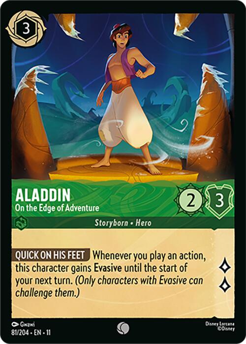 Aladdin - On the Edge of Adventure (81/204) [Winterspell] | Empire Gaming NC