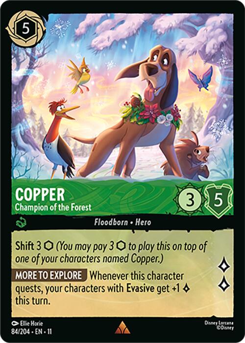 Copper - Champion of the Forest (84/204) [Winterspell] | Empire Gaming NC