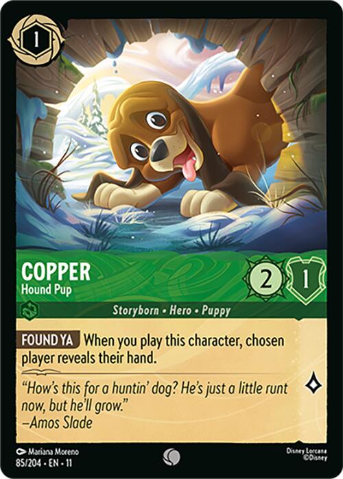 Copper - Hound Pup (85/204) [Winterspell] | Empire Gaming NC