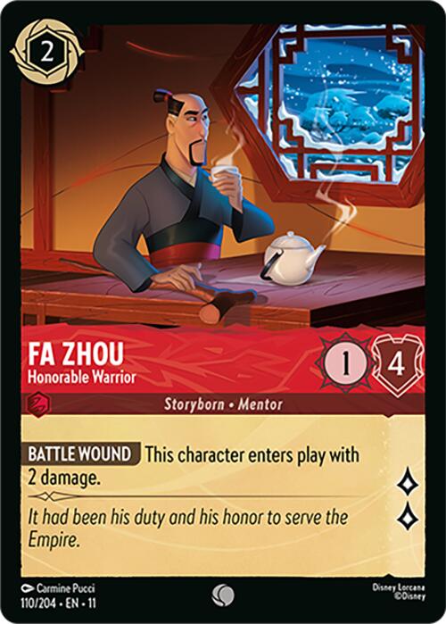 Fa Zhou - Honorable Warrior (110/204) [Winterspell] | Empire Gaming NC