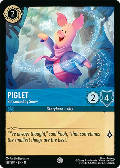 Piglet - Entranced by Snow (139/204) [Winterspell] | Empire Gaming NC
