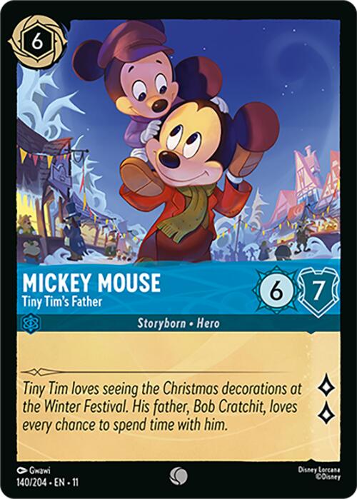 Mickey Mouse - Tiny Tim's Father (140/204) [Winterspell] | Empire Gaming NC