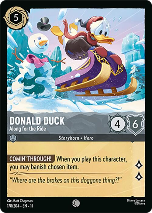 Donald Duck - Along for the Ride (178/204) [Winterspell] | Empire Gaming NC