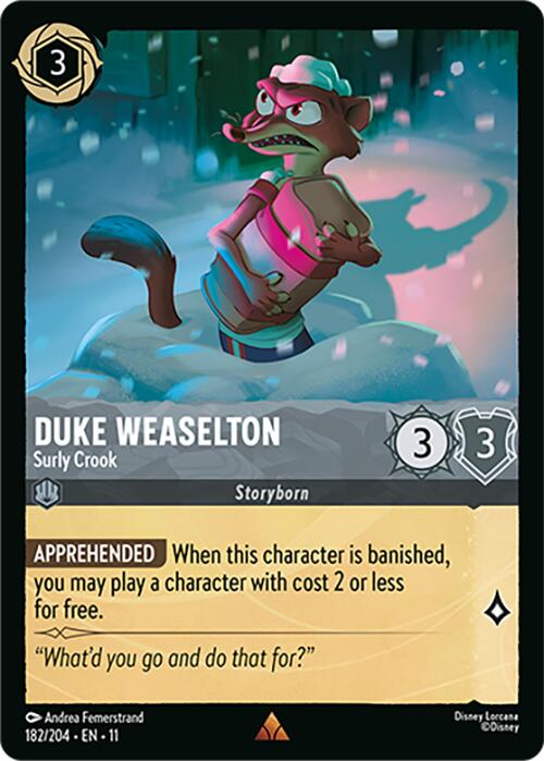 Duke Weaselton - Surly Crook (182/204) [Winterspell] | Empire Gaming NC