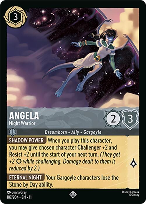 Angela - Night Warrior (187/204) [Winterspell] | Empire Gaming NC