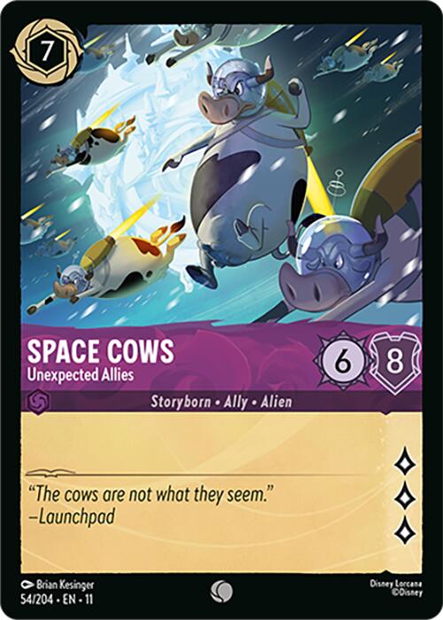 Space Cows - Unexpected Allies (54/204) [Winterspell] | Empire Gaming NC
